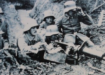 Soldiers in the Somme trenches