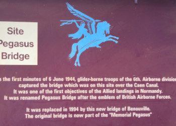 Pegasus Bridge Plaque